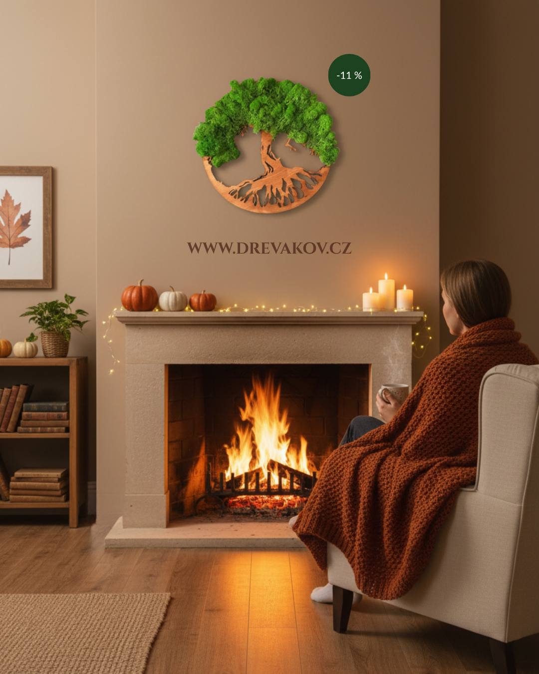 Halloween strom nad krbem CZ